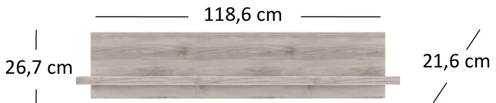 Raft 120 cm Jolene (castan nairobi). 1052968