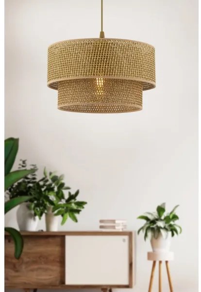 Pendul pe cablu ECHO, 1xE27, 60W, 230V, maro