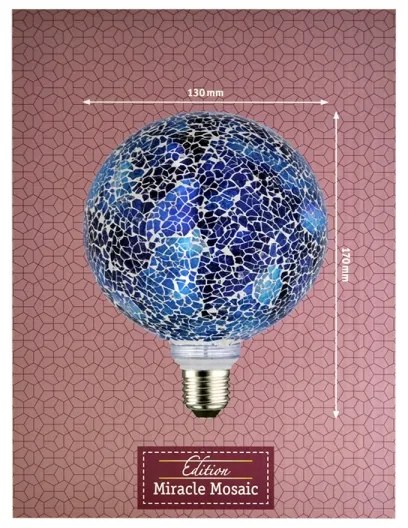 Bec LED reglabil MOSAIC G125 E27/5W/230V 2700K - Paulmann 28750