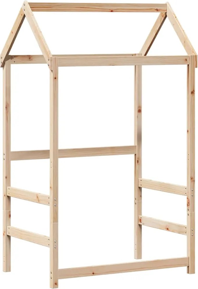 vidaXL Acoperiș pat de copii, 118x70x176,5 cm, lemn masiv de pin