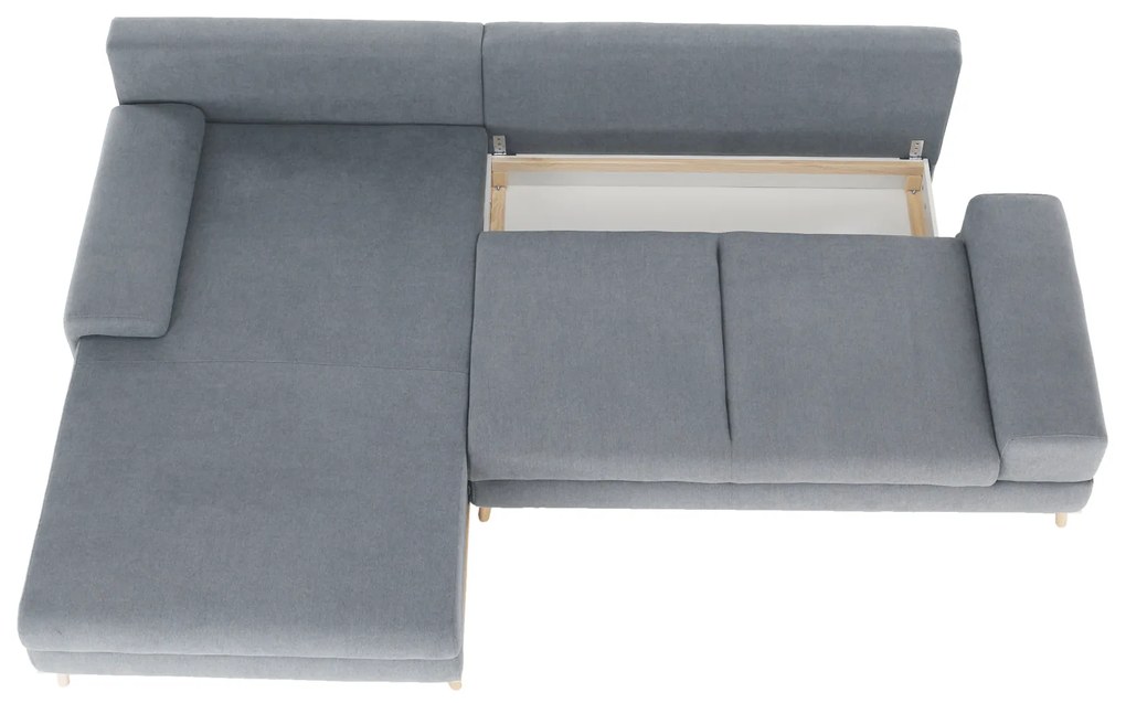 Coltar stanga Culoare Gri / Mustar, PANOS Varianta de colt: Colt Stanga