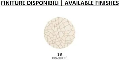 Lustra cu inaltime reglabila design retro realizata manual din ceramica si metal GRUNGE