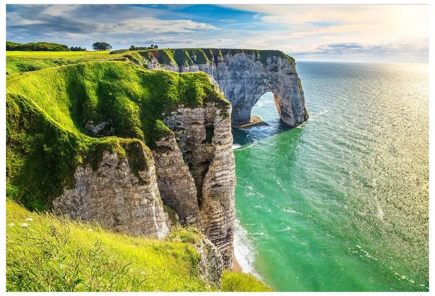 Fototapet Normandia Cliffs