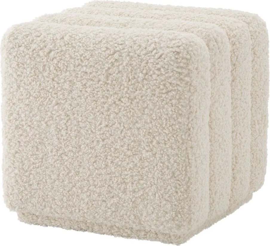 Taburete design LUX Bente, faux shearling 115489 HZ