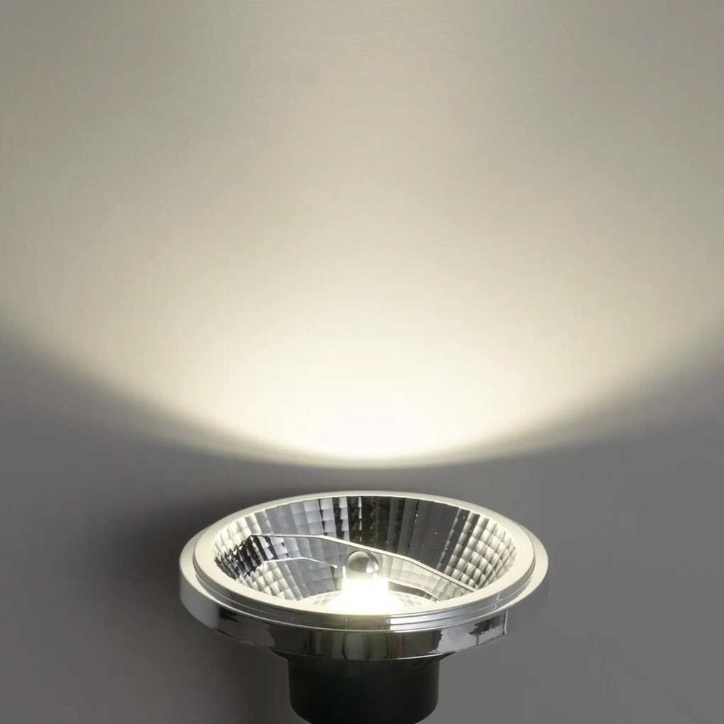Set de 5 becuri LED GU10 reglabile în 3 trepte 111mm 10.5W 770 lm 4000K