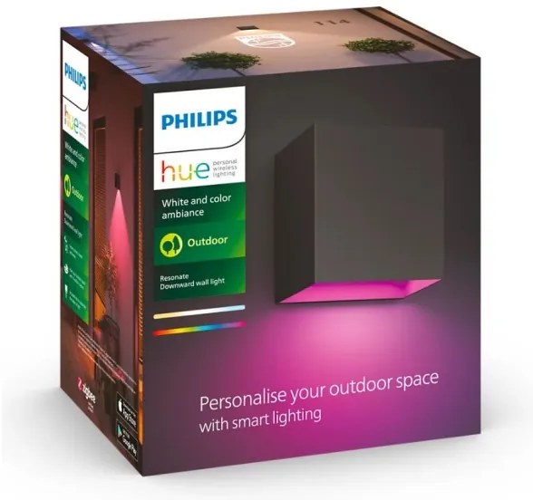 Aplică LED RGBW dimabilă de exterior Hue RESONATE LED/8W/230V IP44 Philips