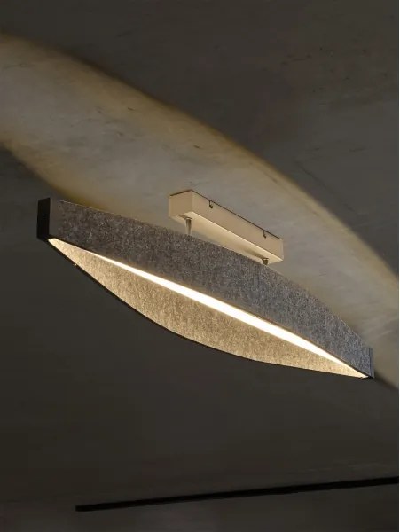 Osram DECOR FLAT - Plafonieră aplicată LED, 23W/230V, gri
