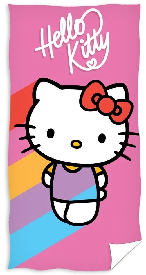 Prosop Hello Kitty Rainbow, 70 x 140 cm