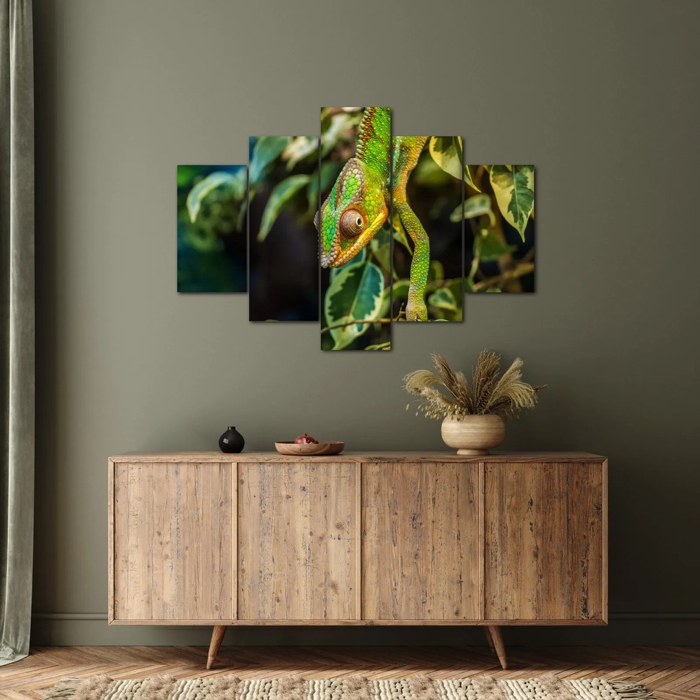 Tablou cu cameleon (150x105 cm)