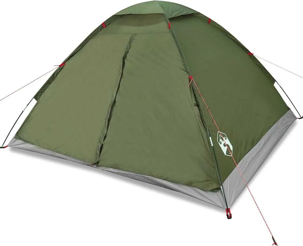 vidaXL Cort camping cupolă 4 persoane verde măsliniu impermeabil