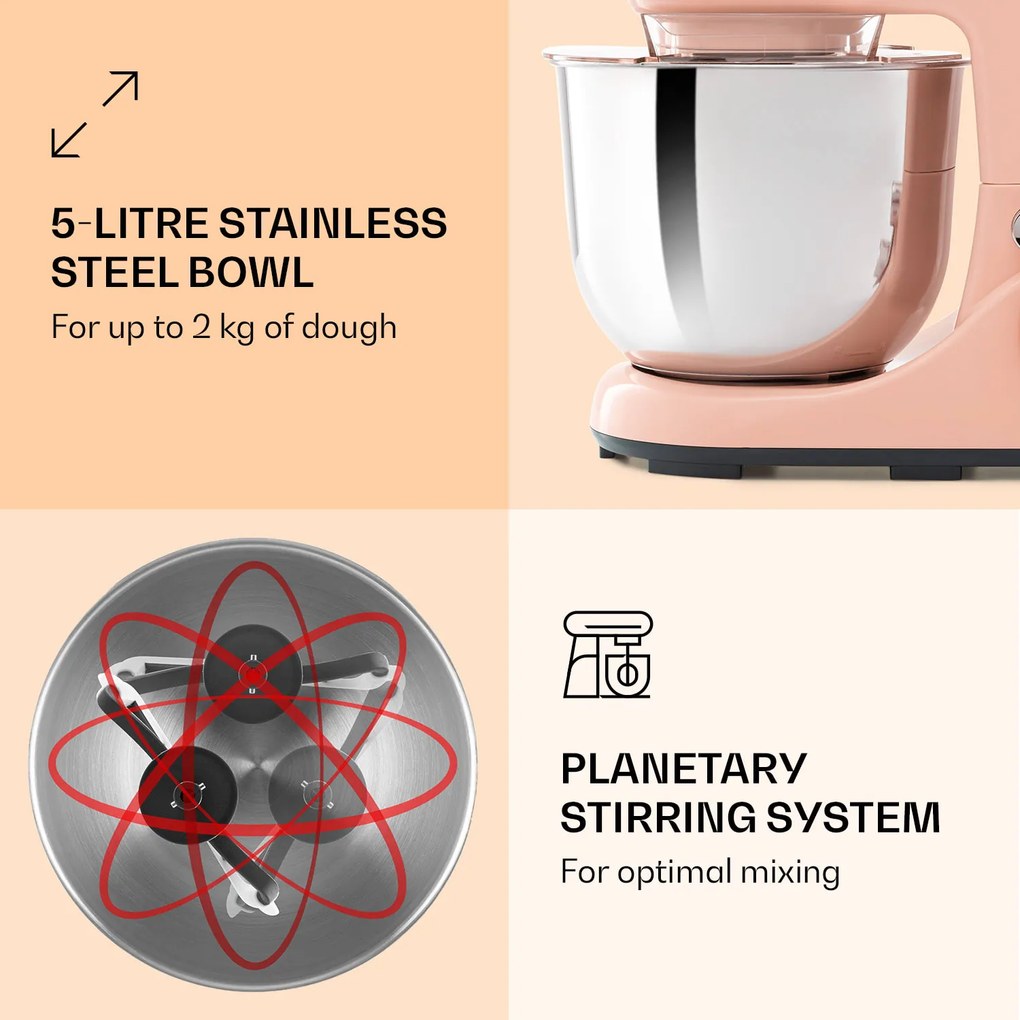 Bella Pico 2G, robot de bucătărie, 1300 W, 1,7 CP, 6 trepte, 5 litri