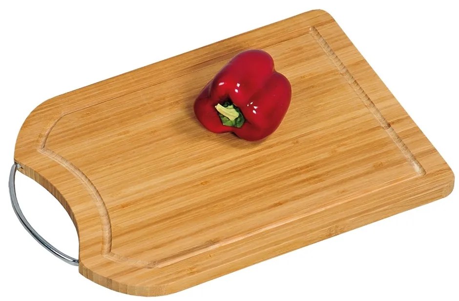Kesper 58380 Placă de bambus cu mâner, 37 x 26 x1,6 cm