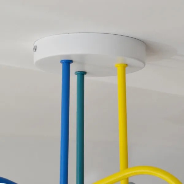 Lustr LED pentru copii OXFORD 3xE27/15W/230V montat pe tavan