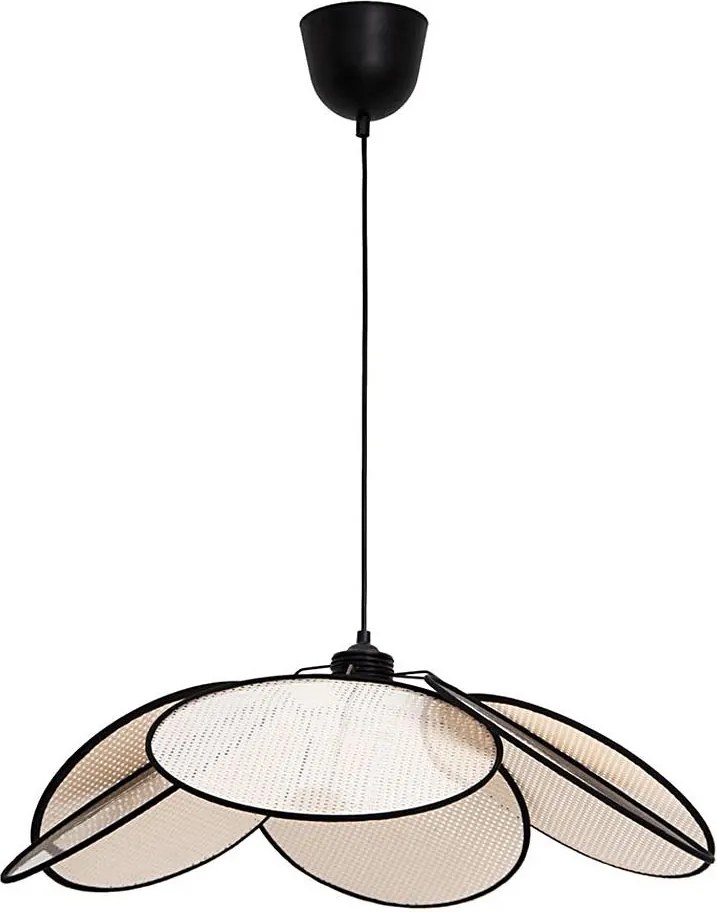 Pendul cu cablu MARGARET 1xE27/40W/230V negru/bej