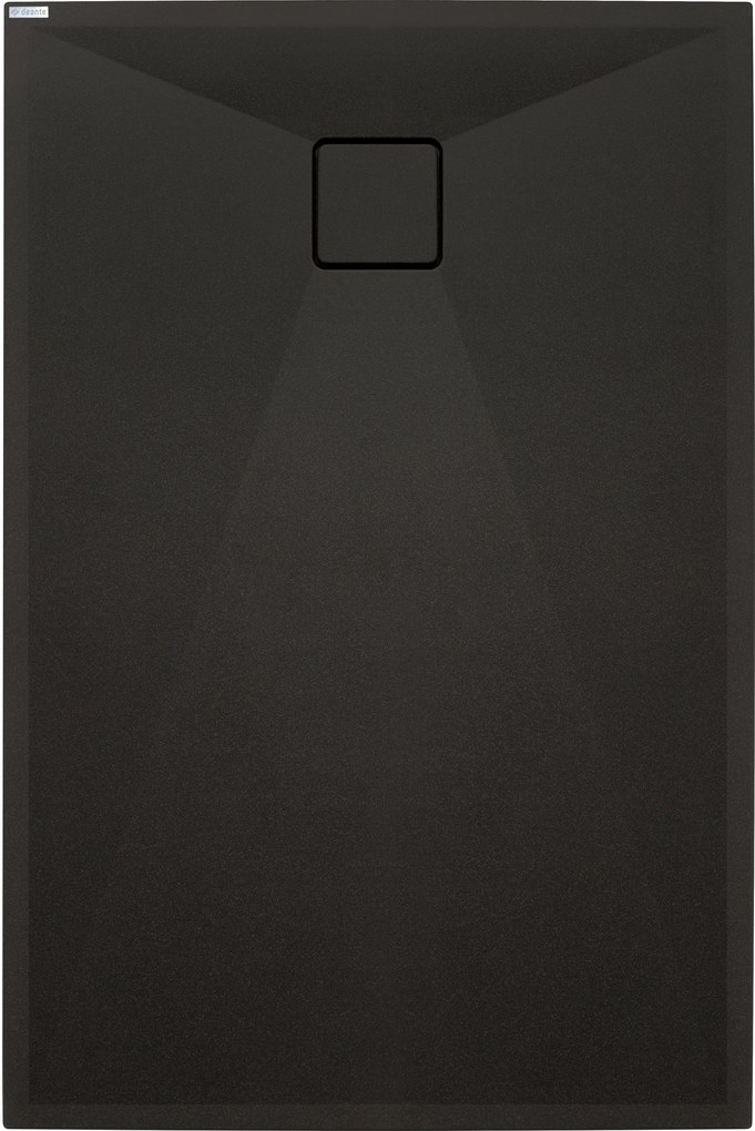 Deante Correo cădiță de duș dreptunghiulară 140x90 cm negru KQR_N47B