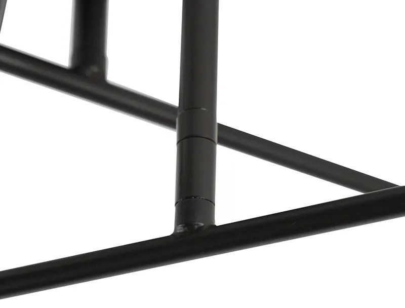 Plafoniera inteligentă neagră cu auriu 6 lumini inclusiv Wifi G95 - Sydney