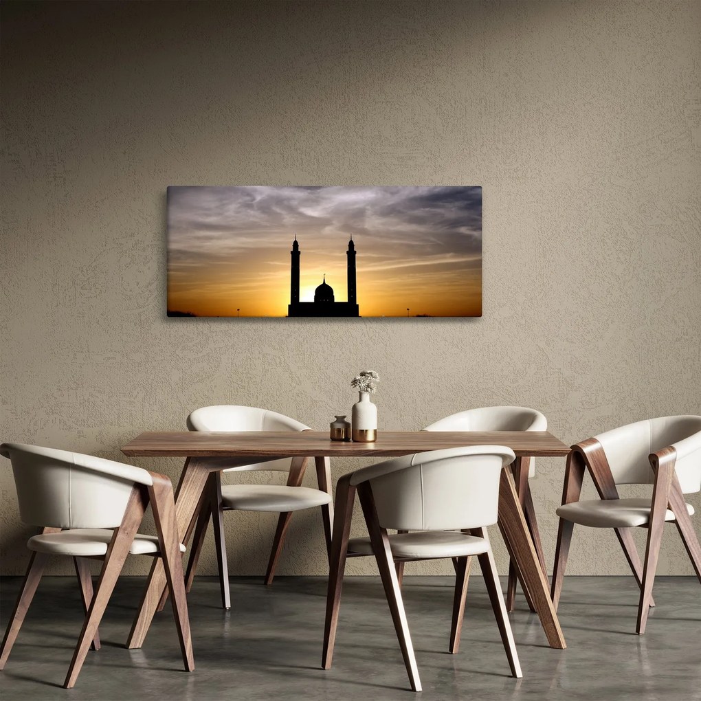 Tablou cu obiect istoric (120x50 cm)
