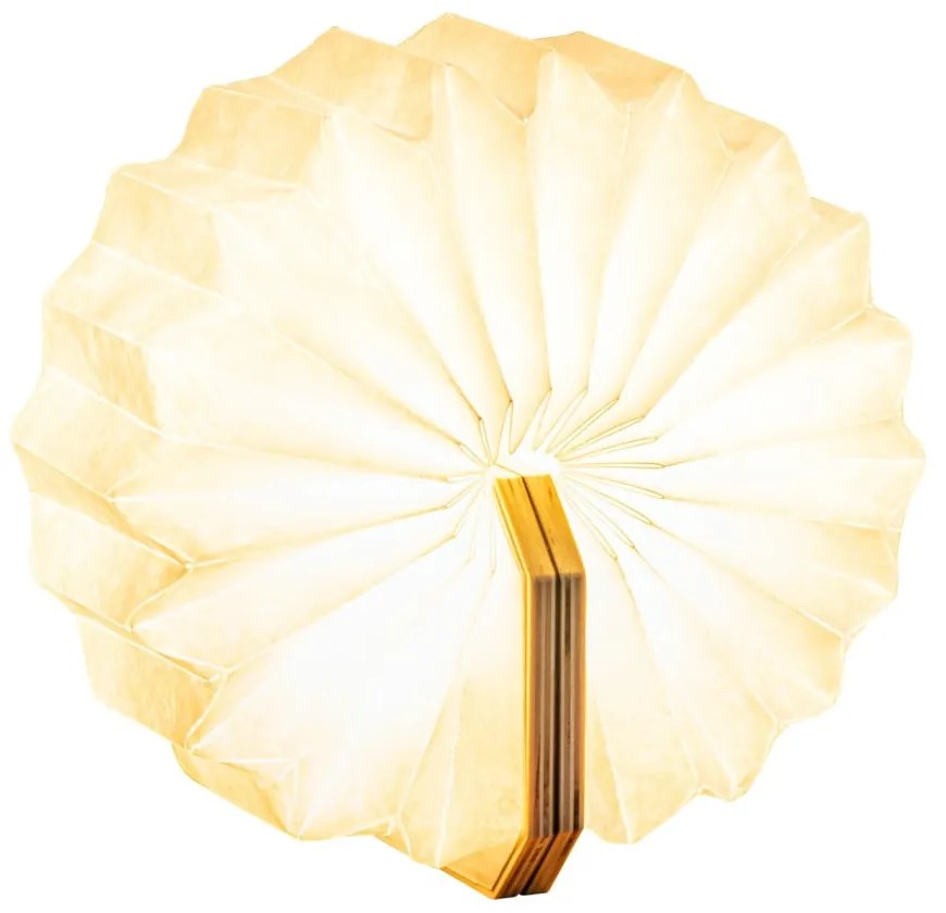 Veioză în culoare naturală LED cu intensitate reglabilă (înălțime 3,5 cm) Accordion – Gingko