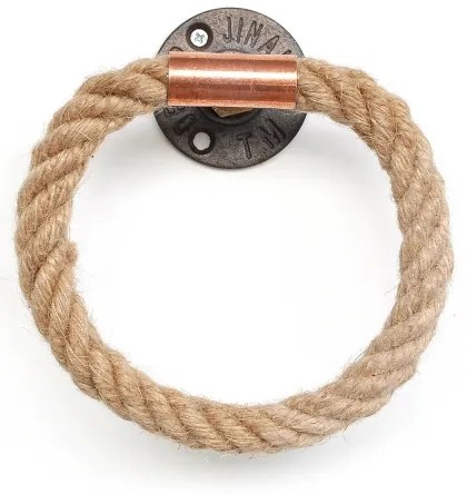 Suport de prosoape 16x16 cm bej/auriu