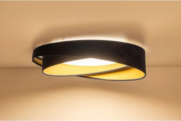 Plafonieră LED GALAXY MODERN LED/24W/230V Ø 55 cm albastru/auriu