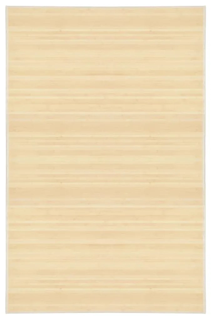 vidaXL Covor din bambus, natural, 100 x 160 cm