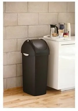 Simplehuman Coș de gunoi, 60 l, negru, 60 l