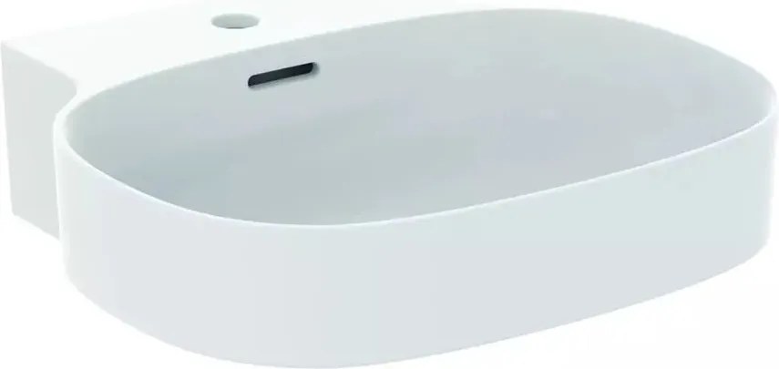 Lavoar suspendat Ideal Standard Atelier Linda-X cu orificiu baterie si preaplin 50 cm alb mat