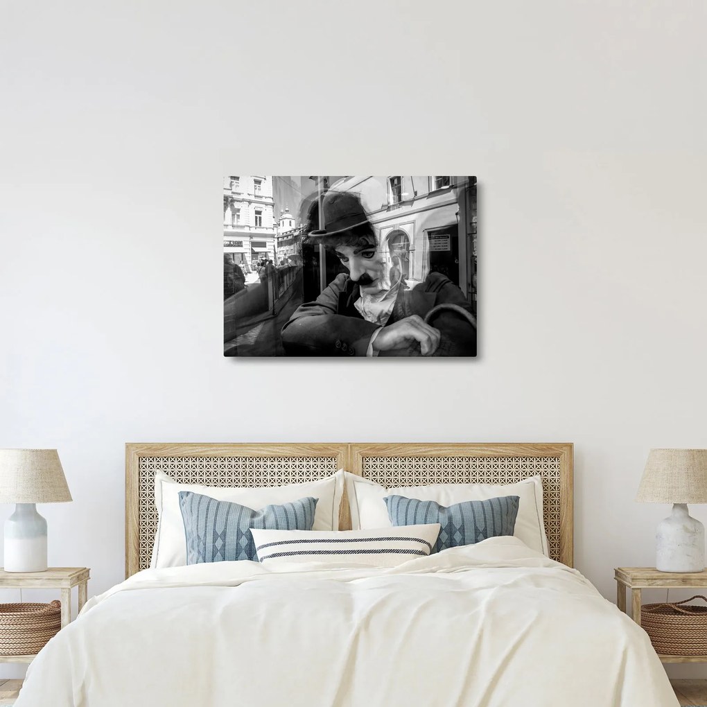 Tablou - Charles Chaplin la Praga (70x50 cm)