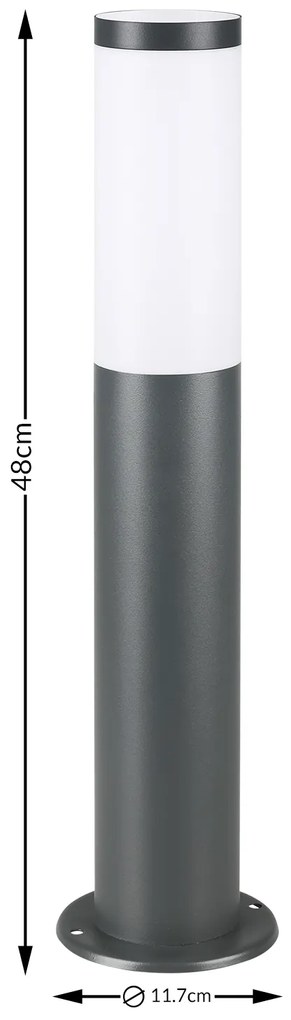 Deuba Lampa de exterior Dahlia antracit
