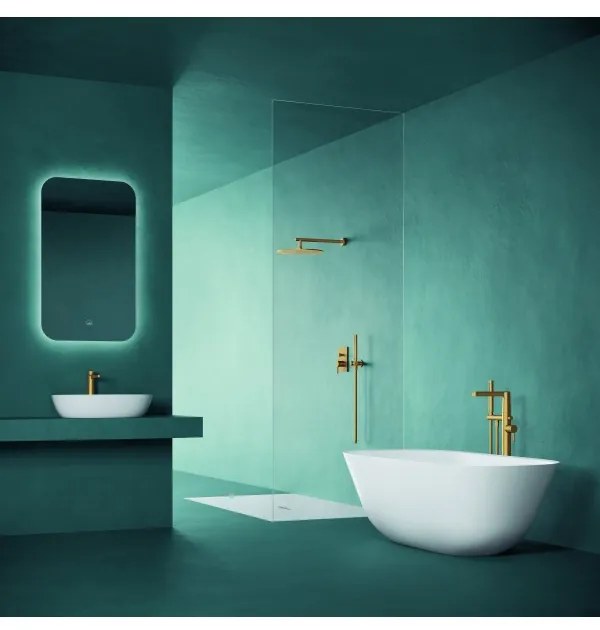 Cada free-standing, Villeroy&amp;Boch Theano, compozit Quaryl, 155x75cm, Alb Alpin, UBQ155ANH7F200V-01