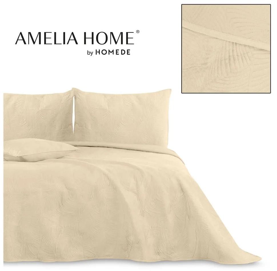 Cuvertură bej pentru pat dublu 200x220 cm Palsha – AmeliaHome