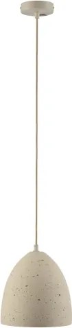 Schöner Wohnen TRAVENTA 12540-42 - Pendul cu cablu, 1xE27/40W/230V, Ø 21 cm, beton