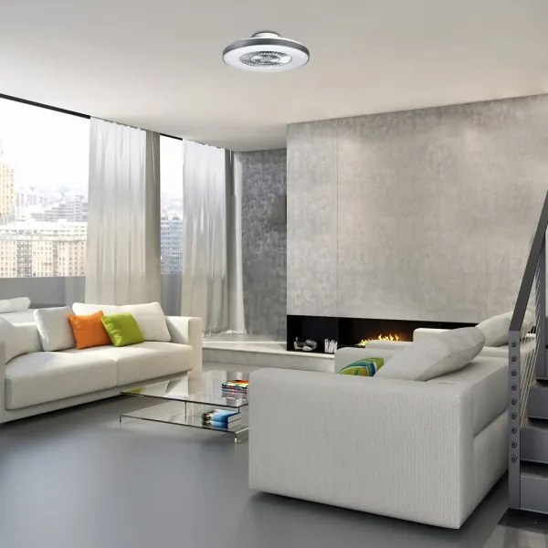 Plafonieră LED dimabilă cu ventilator Rabalux LED/40W/230V + telecomandă