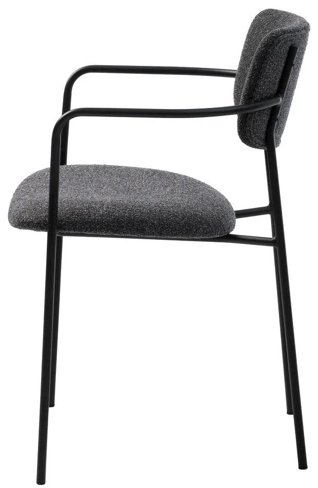 Scaun de dining gri închis Zama – Unique Furniture