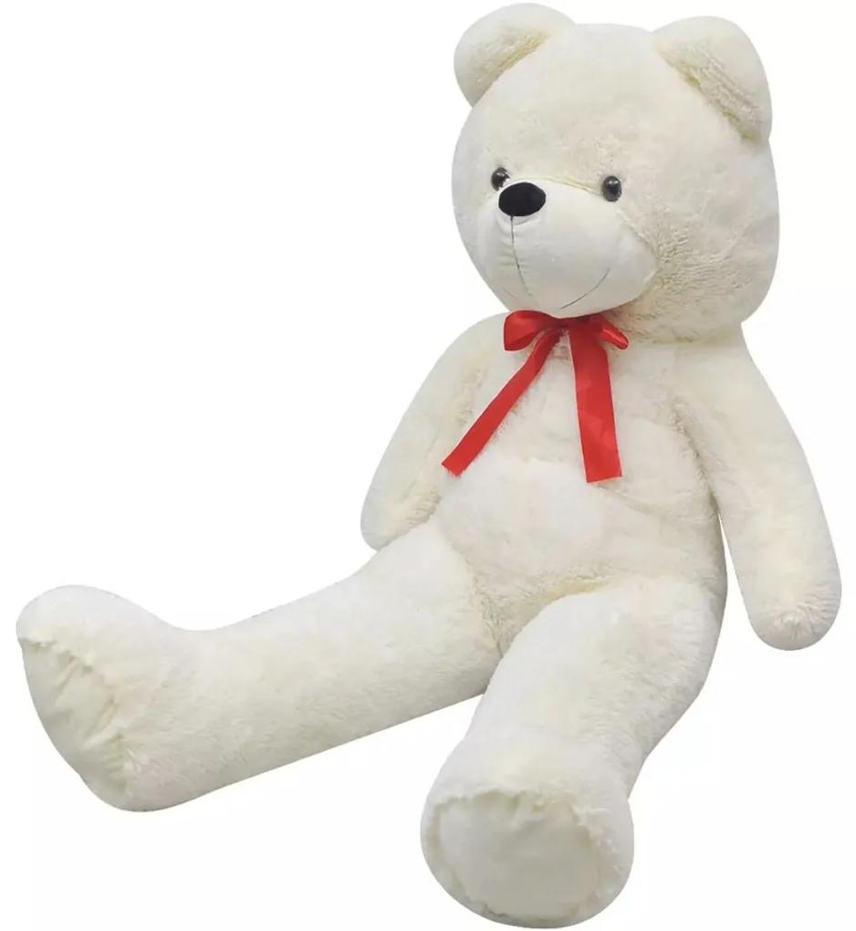 vidaXL Ursuleț de pluș de jucărie, alb, 170 cm