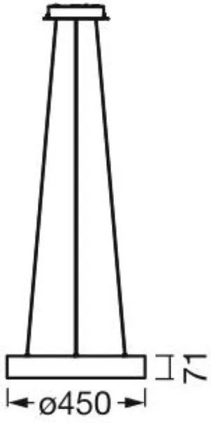 Ledvance - Candelabru LED dimabil SUN@HOME CIRCULAR 18,5W/230V Wi-Fi