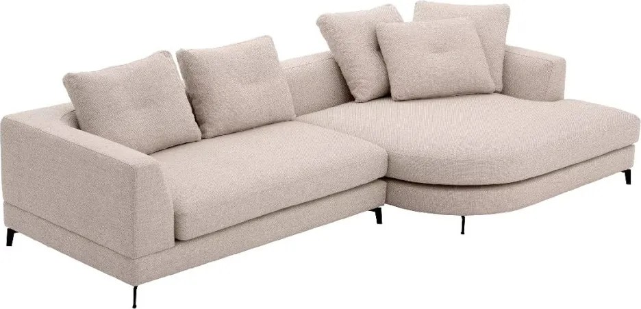 Canapea eleganta design LUX Moderno S right, Aveiro sand