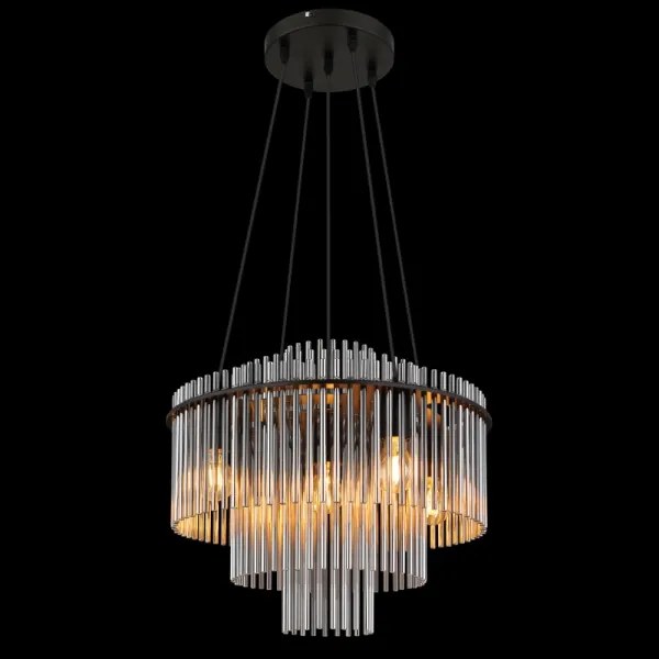Globo 15698H1 - Lustru pe cablu GORLEY 5xE27/60W/230V, negru