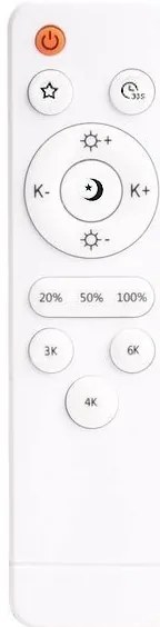 Plafonieră LED dimabilă Ecolite WZSD-50W/LED DIAMANT LED/50W/230V + telecomandă