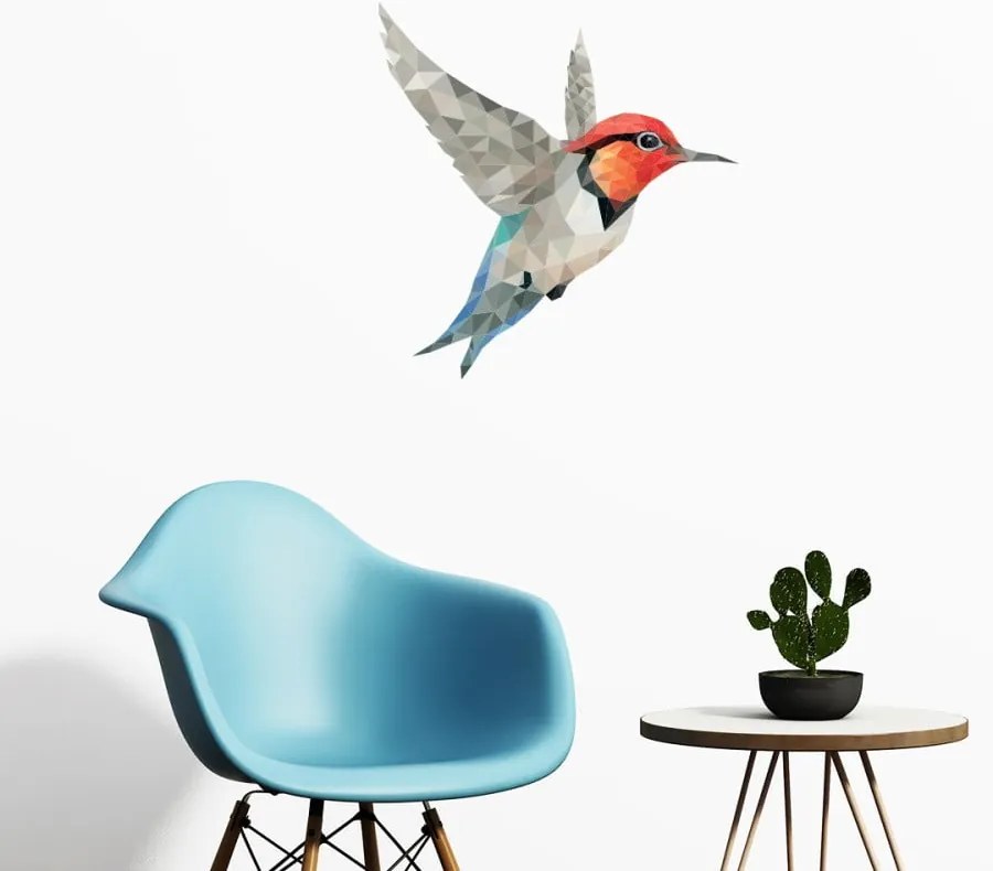 Autocolant Fanastick Origami Colibri