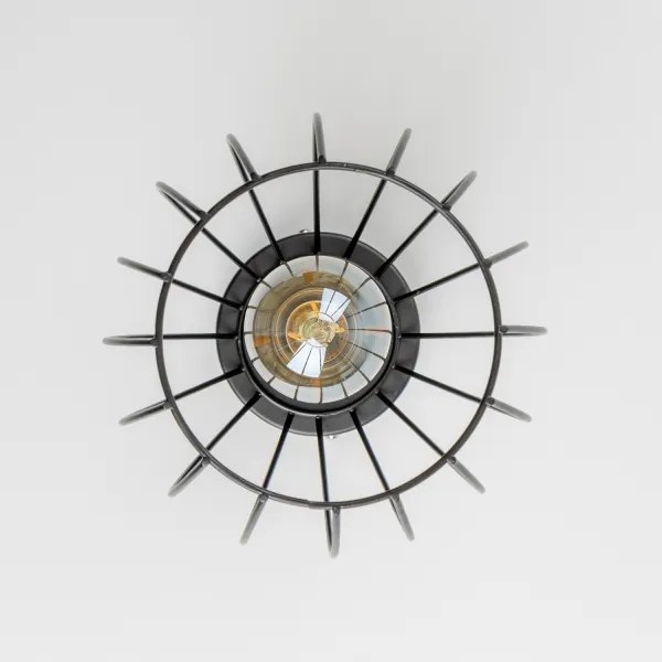 Plafonieră LED 1xE27/6,5W/230V neagră