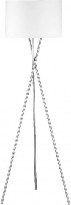 Lampadar Wotan, metal/textil, alb, 54 x 160 x 54 cm, 60w