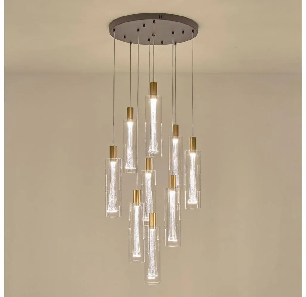 Lustră LED pe cablu LED/60W/230V 3000K