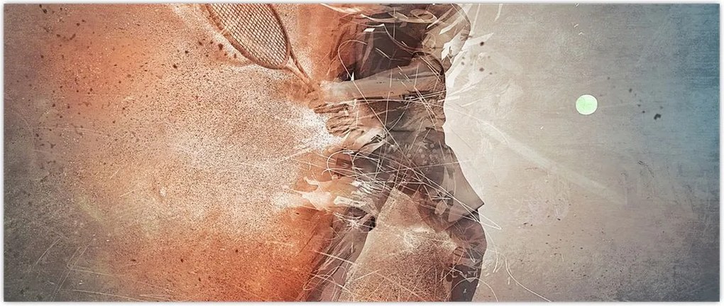 Tablou - Jucător de tenis (120x50 cm)