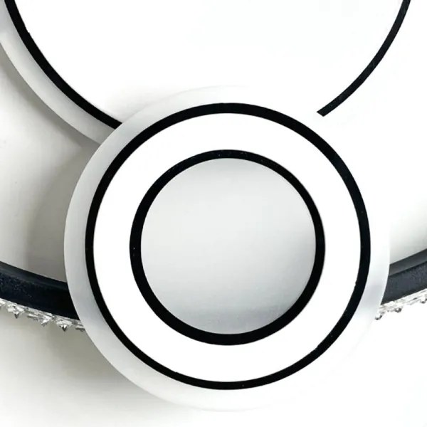 Lustră LED dimabilă aplicată LED/80W/230V 3000-6500K + telecomandă