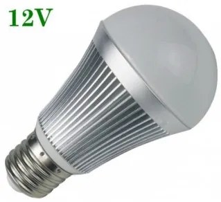 Bec power led E27 12V DC 9W aluminiu mat 13-2724491