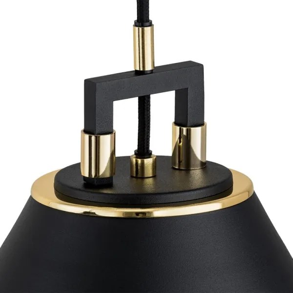 Lustră pe cablu ORTE 3xE27/15W/230V neagră Argon 6174