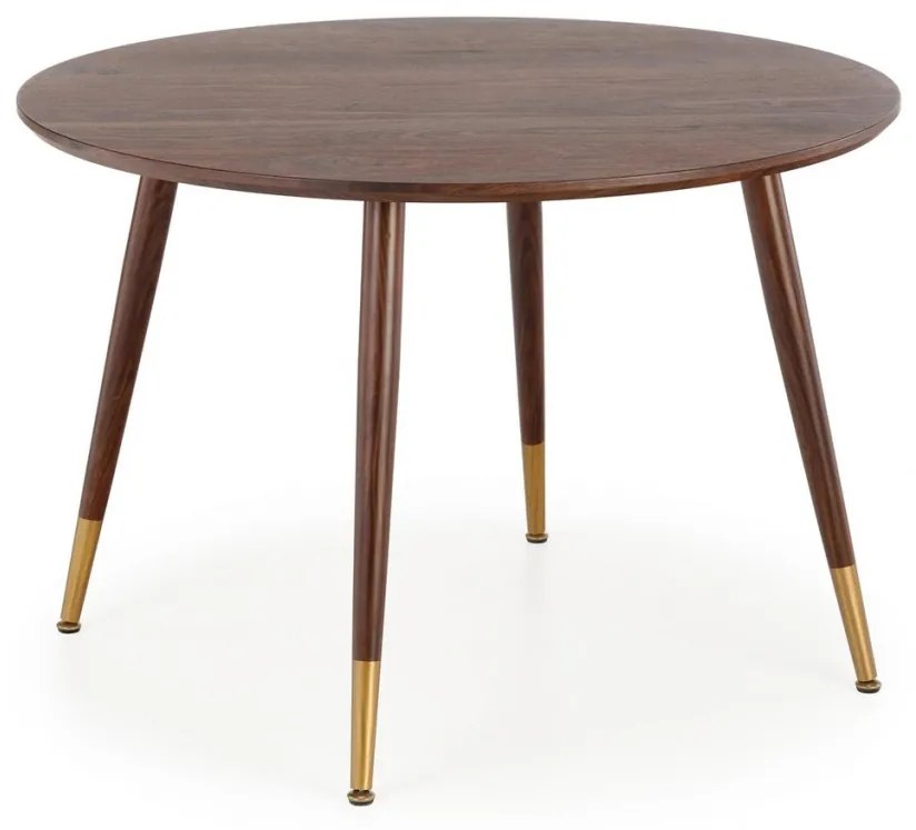 Set masa rotunda Domenico ø110 cm + 3 scaune K482 bej
