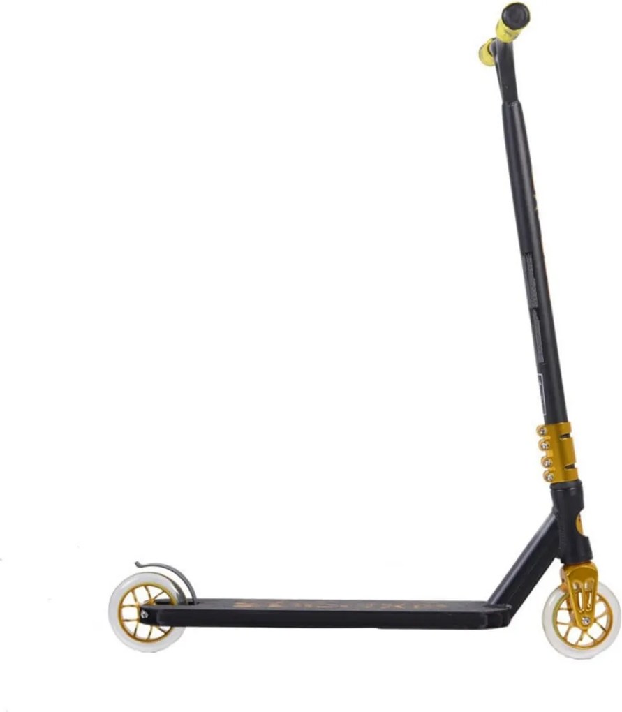 Trotineta Freestyle NOVOKIDS™ Xpose Stunter PRO, Maner 57 cm latime, Max 100 kg, Frana picior, Cadru si roti aluminiu, Diametru roata 110 mm,