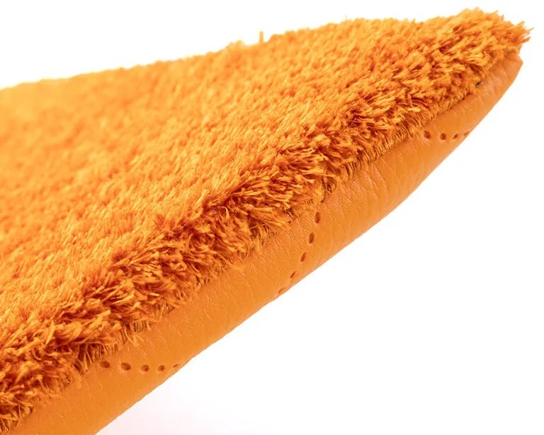 Pernă de şezut termo cu blăniţă ESKYMO portocalie set 4 buc